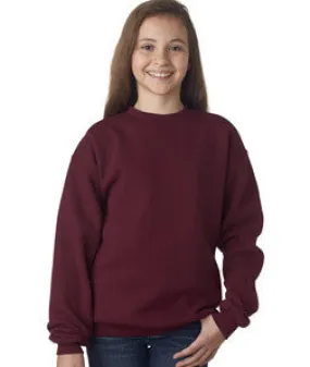 18000B Gildan Youth Heavy BlendCrew Neck Sweatshirt Maroon