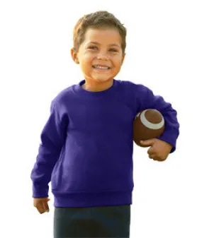3317 Rabbit Skins Toddler/Juvenile Crew Neck Sweatshirt Purple