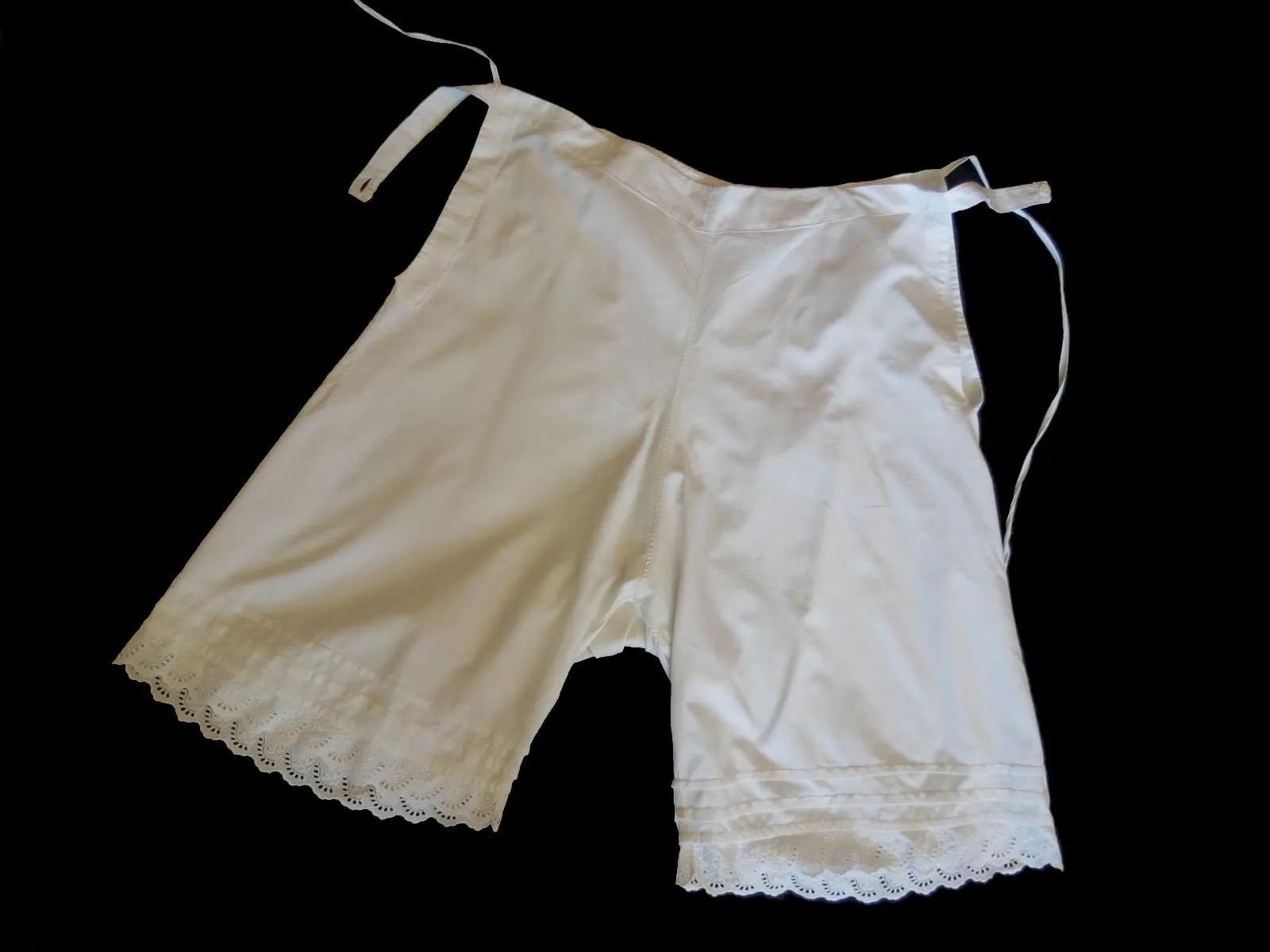Antique Edwardian Drawers, Knickers, Culottes - Large