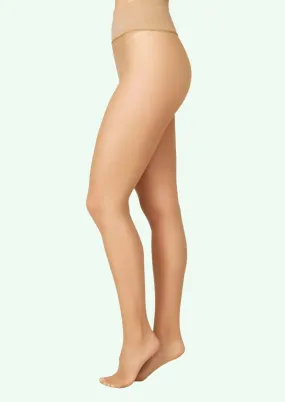 Beata seamless 15 den tights - caramel