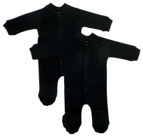 Black Interlock Sleep & Play (pack Of 2) 515dl2