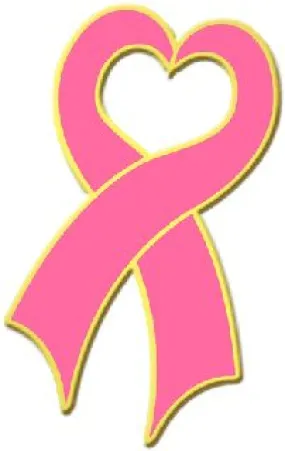 Blackinton Breast Cancer Awareness Heart Ribbon Pin