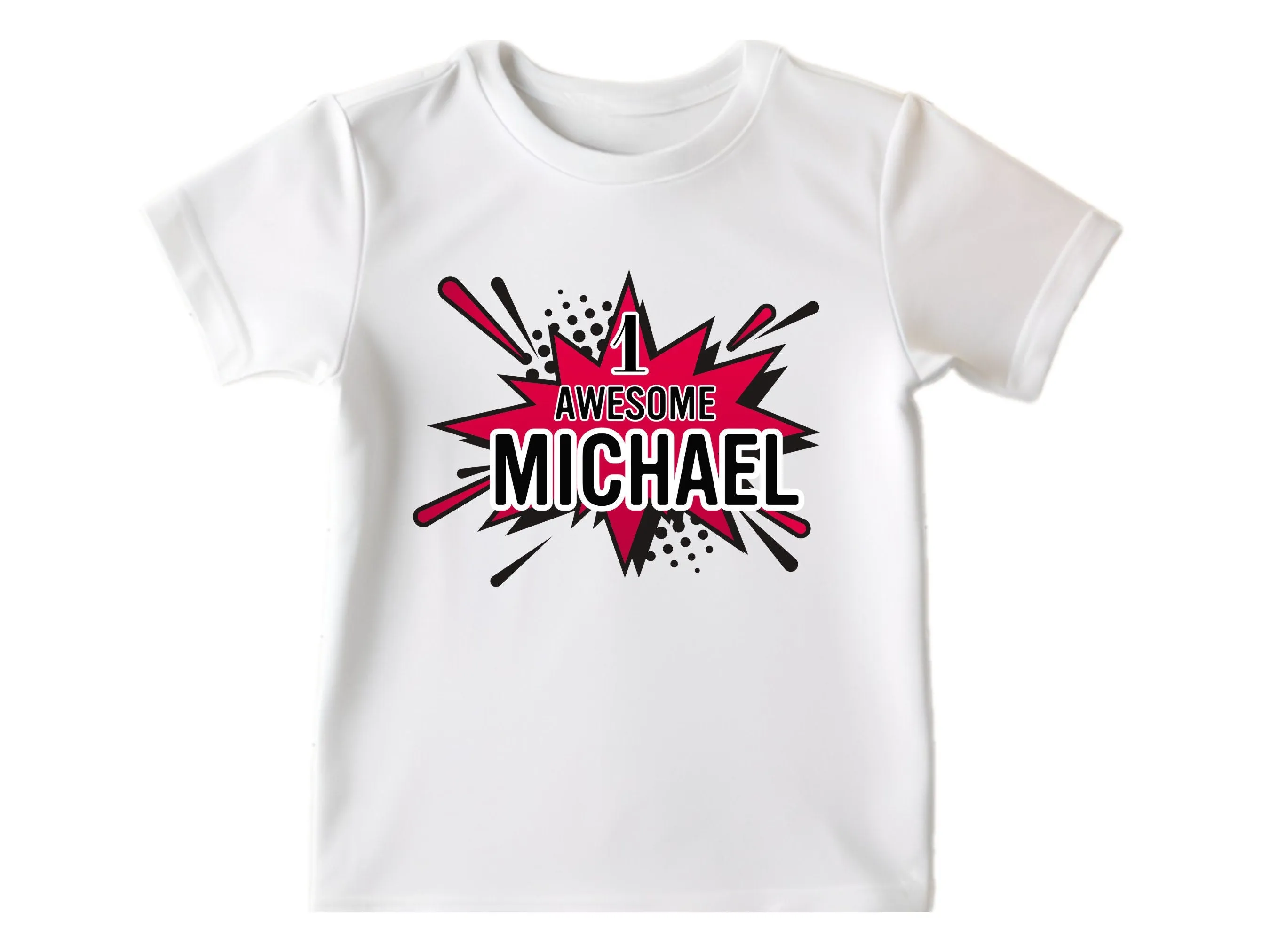 Boys 1st Birthday Awesome Bodysuit Gift with Custom baby Name