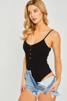 Button-Up Knit Bodysuit