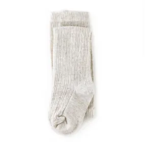 CABLE KNIT TIGHTS || IVORY