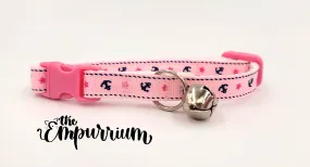 Cat Collar - Anchors - Pink / Pink