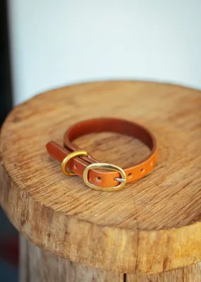 Classic Dog Collar - 12mm - Tan