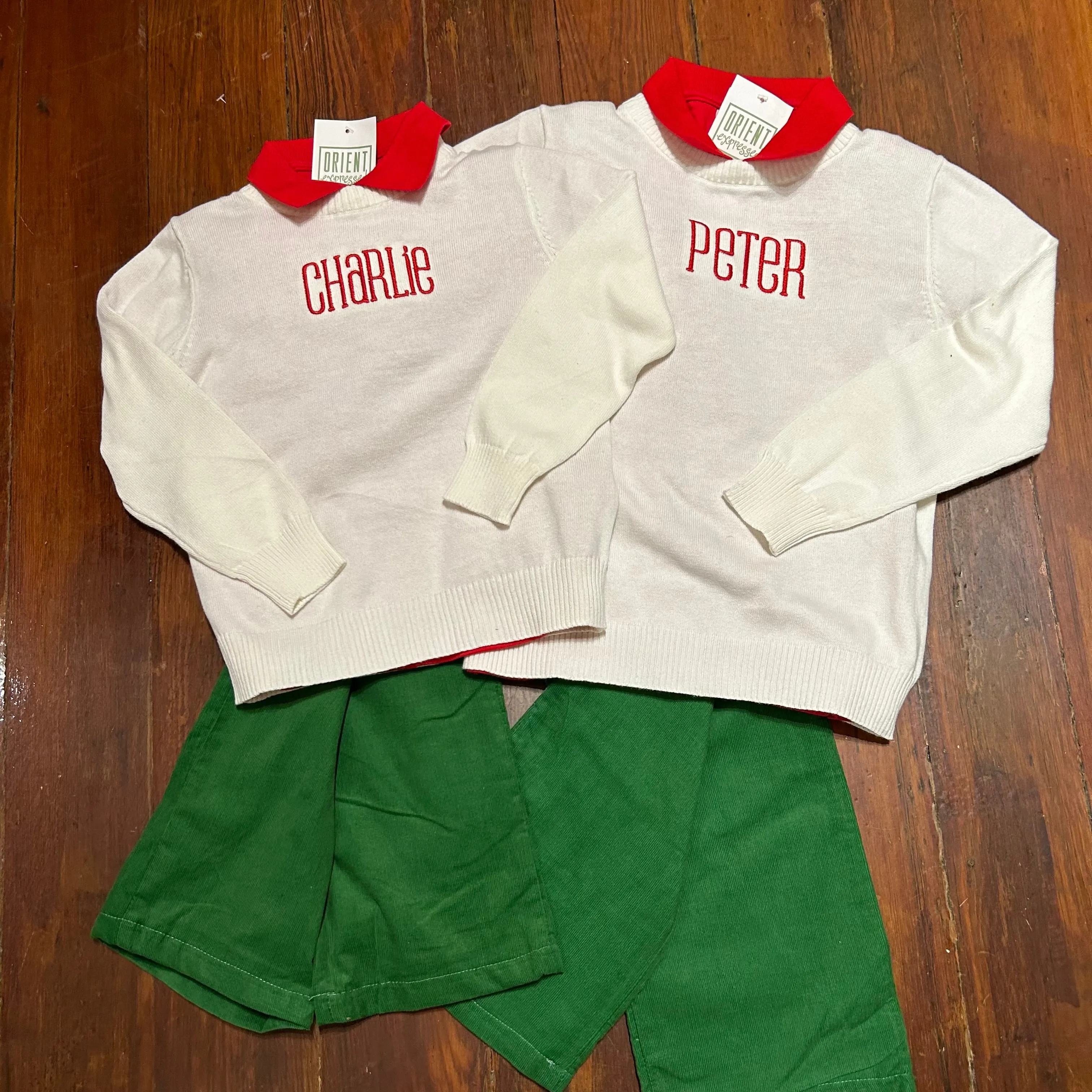 CORDUROY PULLON PANT GREEN