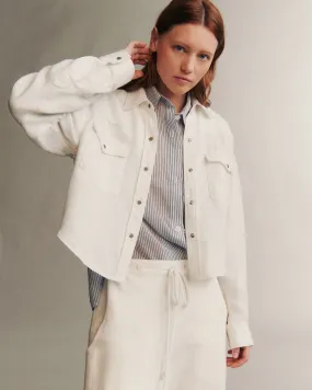 Cropped OG Shirt in Japanese Denim
