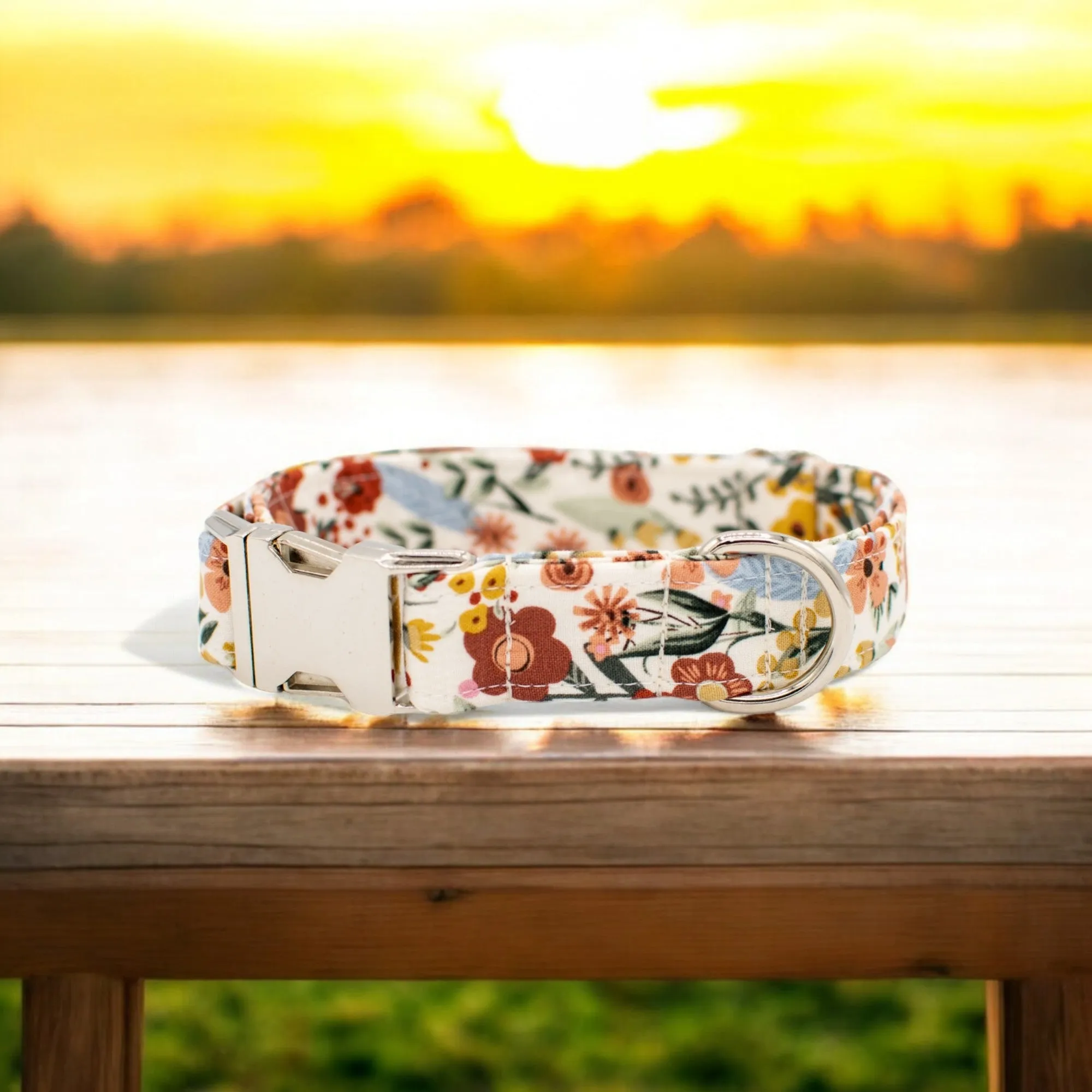 Earthy Floral | Collar and Leash Set