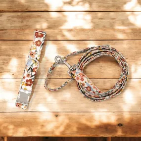 Earthy Floral | Collar and Leash Set