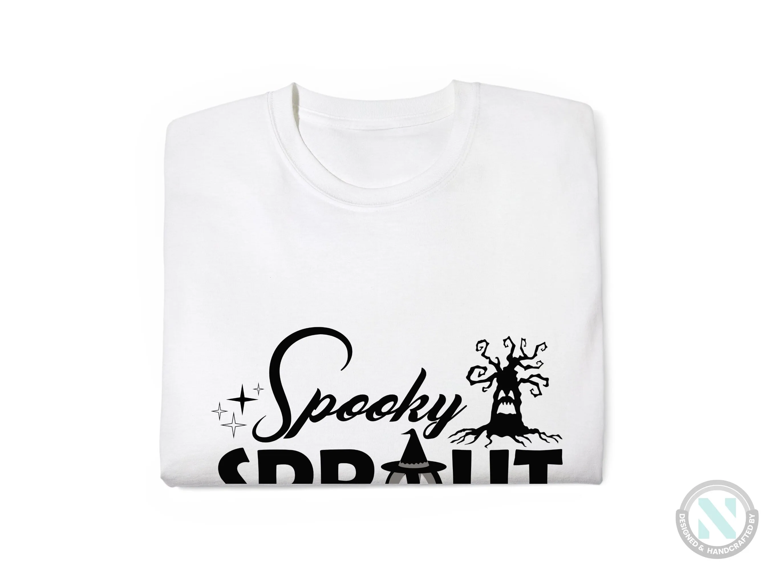 First Halloween Bodysuit Custom Baby Name Bodysuit Gift for Girls with Spooky Sprout