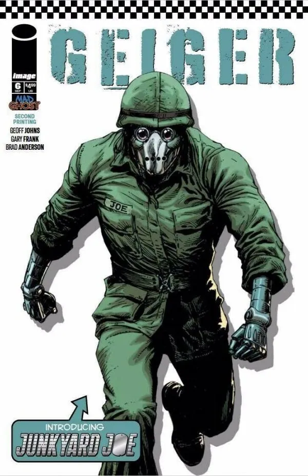 Geiger 6 (2021) 2nd Print First Junkyard Joe Cover Geoff Johns Gary Frank Image