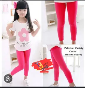Girls Plain Tights Leggings Pajamas