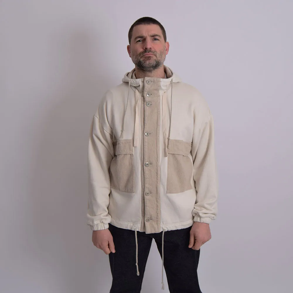 Gypsy & Sons Ivory Himalaya Sweatshirt Jacket