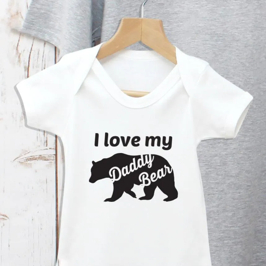 I love My Daddy Bear Matching T Shirts