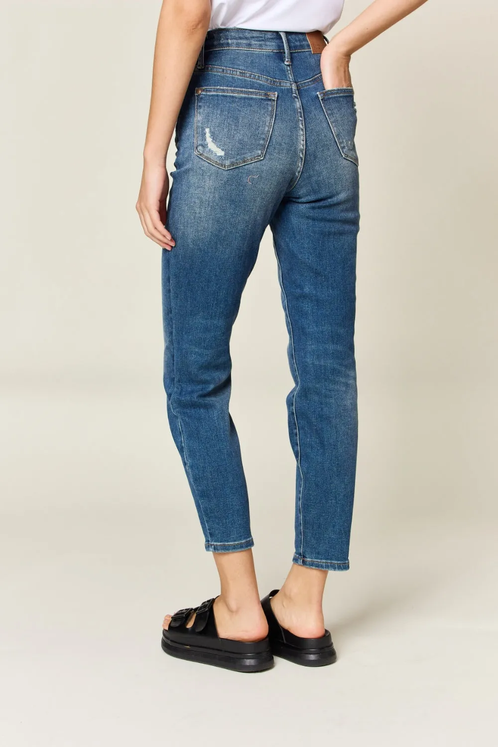 Judy Blue Tummy Control High Waist Slim Jeans - Online Exclusive