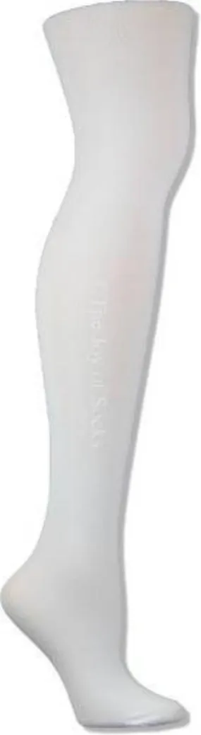 Large/Tall Microfiber White Tights