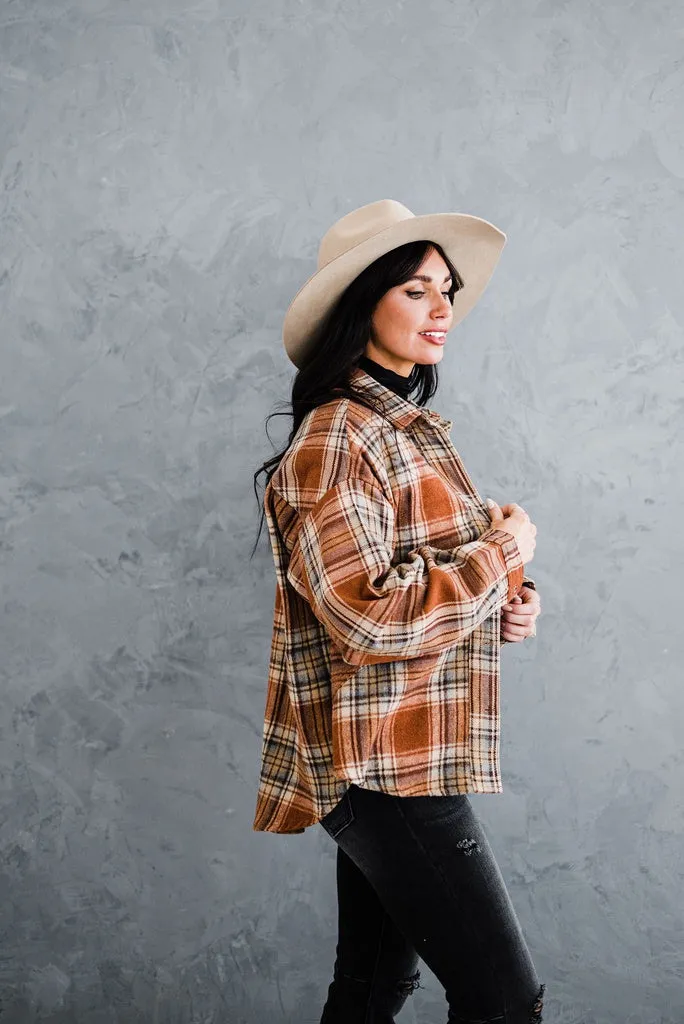 LIVING FREE BEAUTY - Original In Full Support Plaid Top