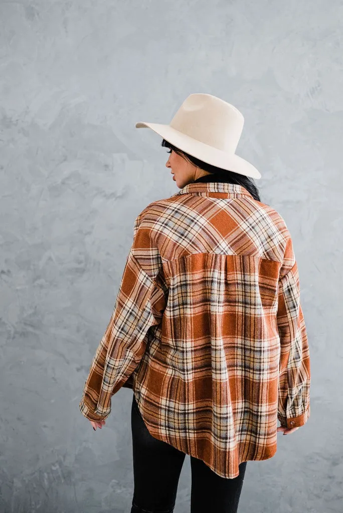 LIVING FREE BEAUTY - Original In Full Support Plaid Top