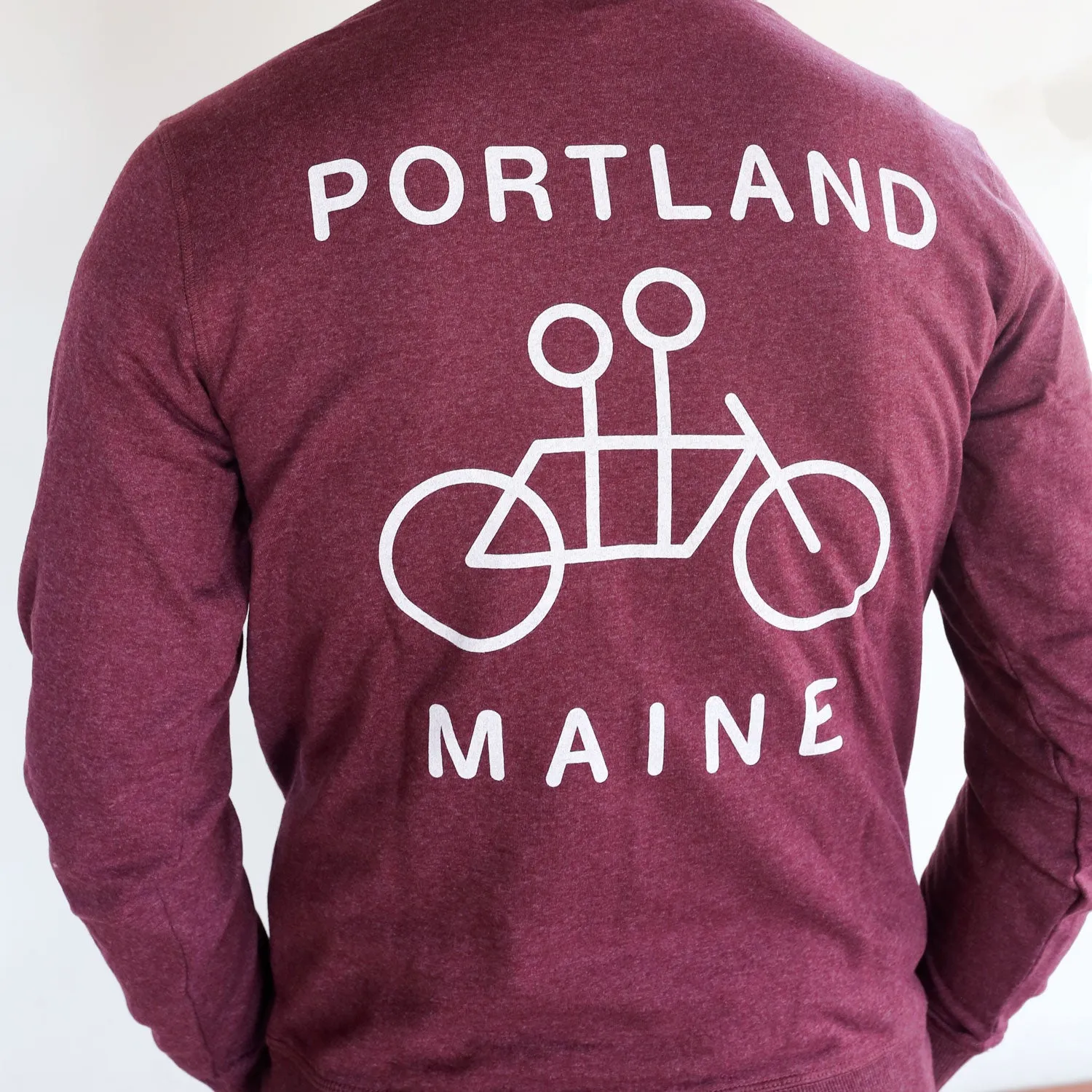 Maroon Recycled Pullover Hoodie
