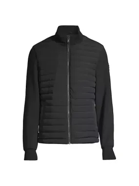 Men's Moose Knuckles Realwood Down Bomber - Black