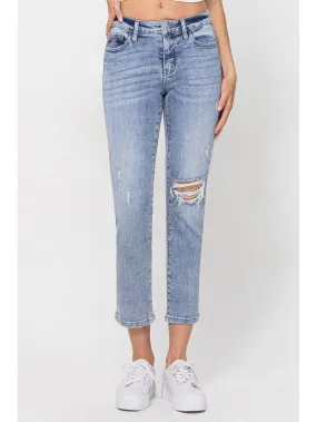 Mid Rise Slim Straight Carlene Jeans