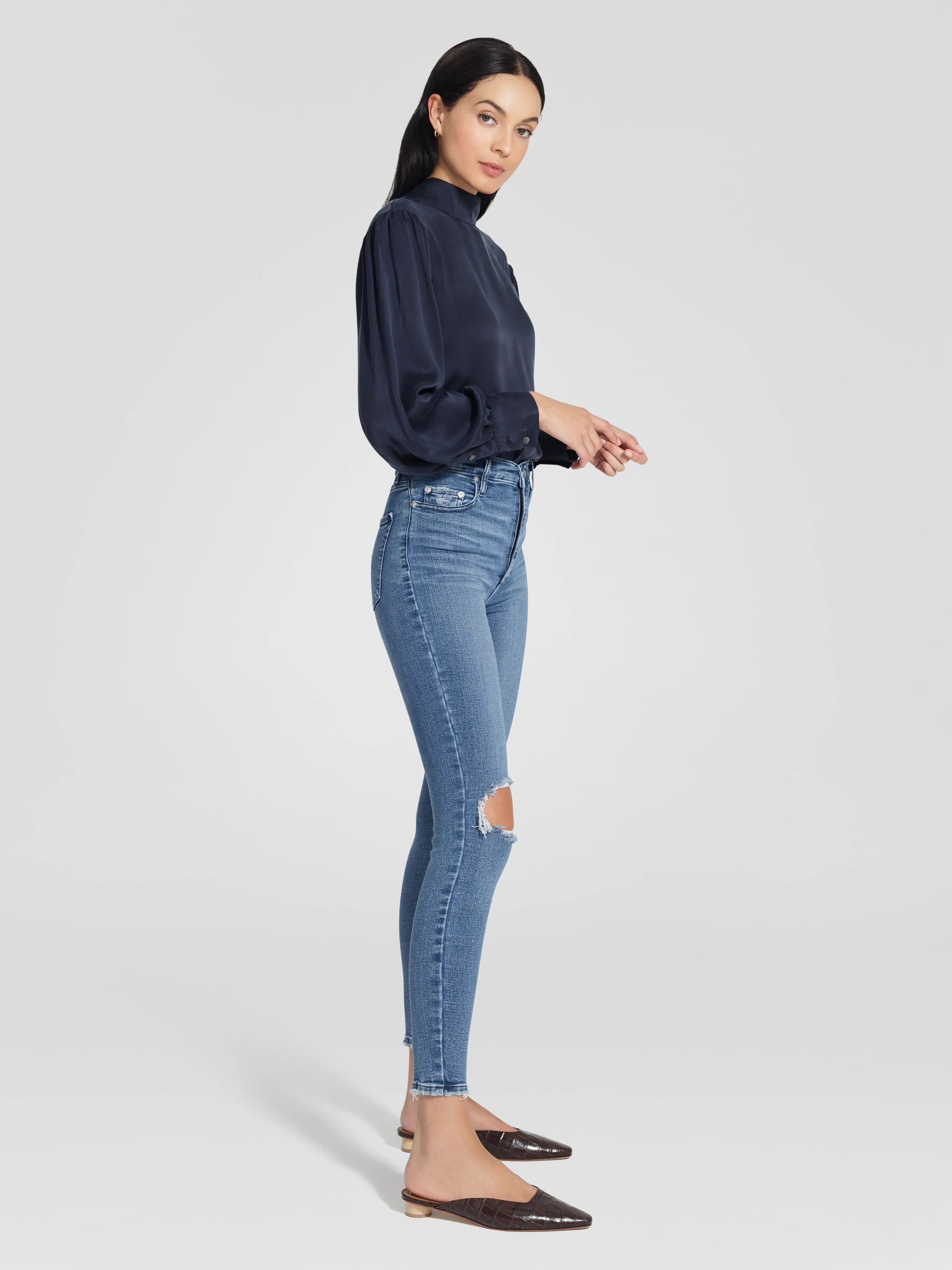 Nobody Denim Siren Skinny Ankle in Instinct