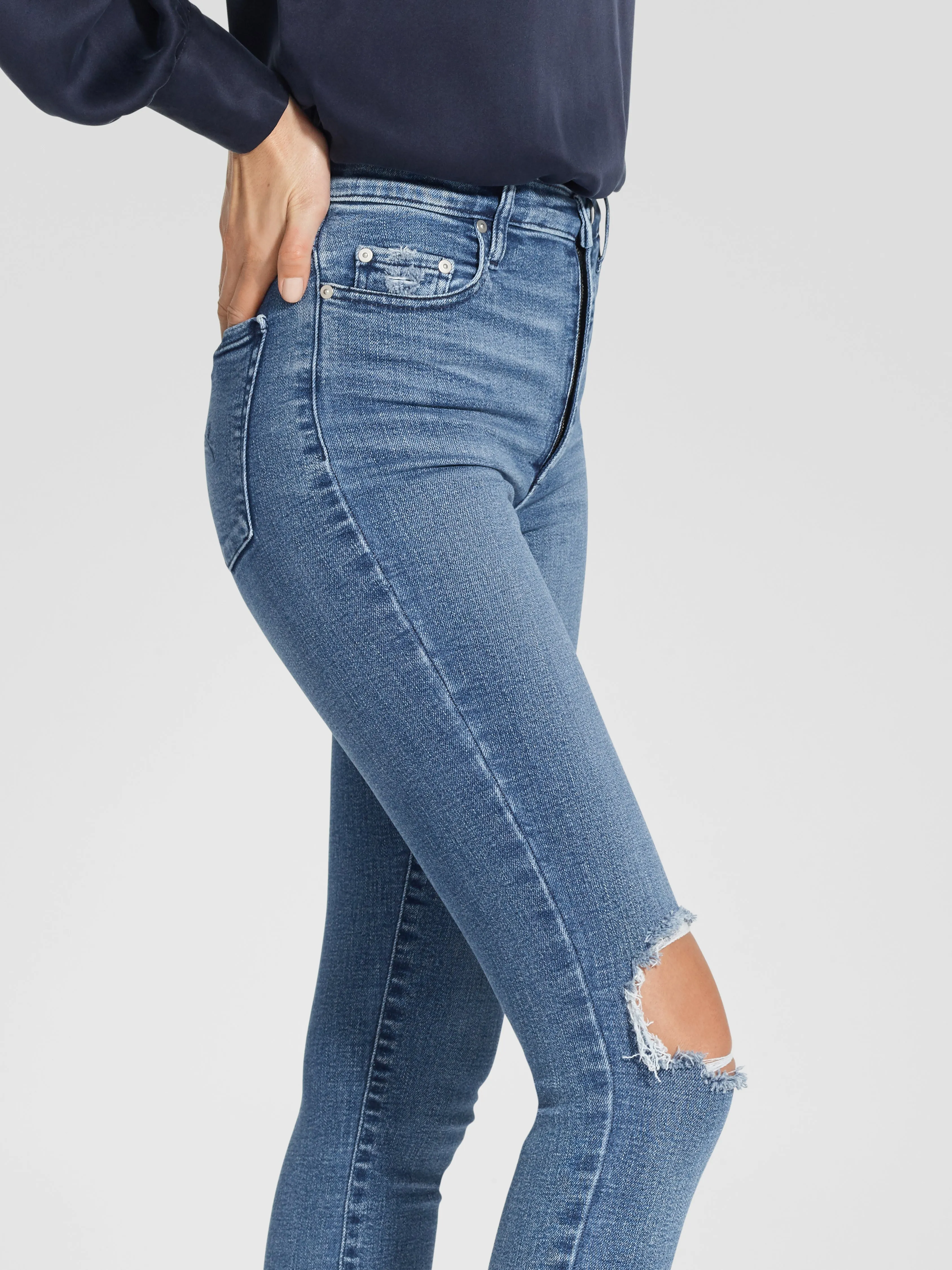 Nobody Denim Siren Skinny Ankle in Instinct