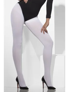 Opaque White Tights