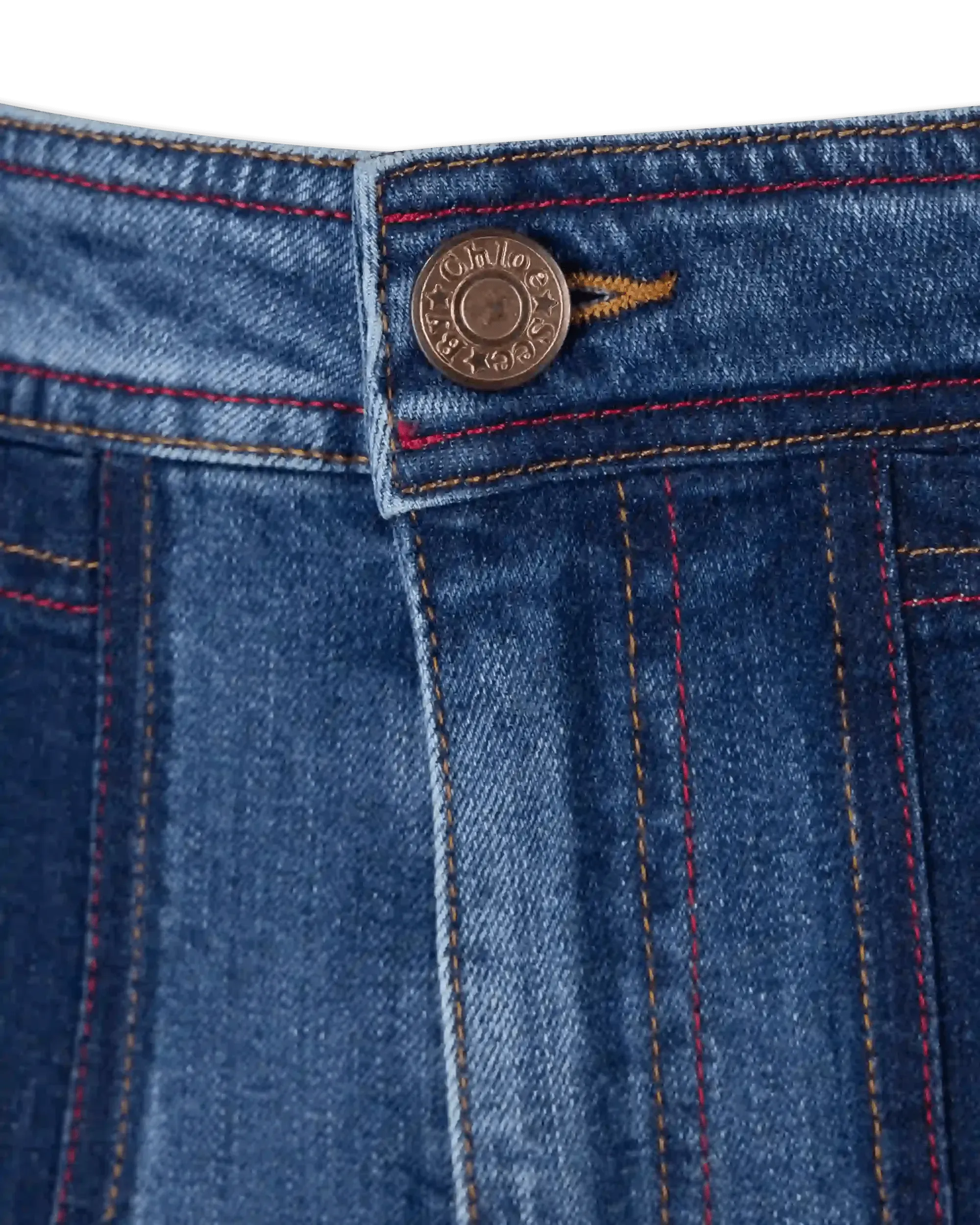 Organic Knee Length Denim Shorts