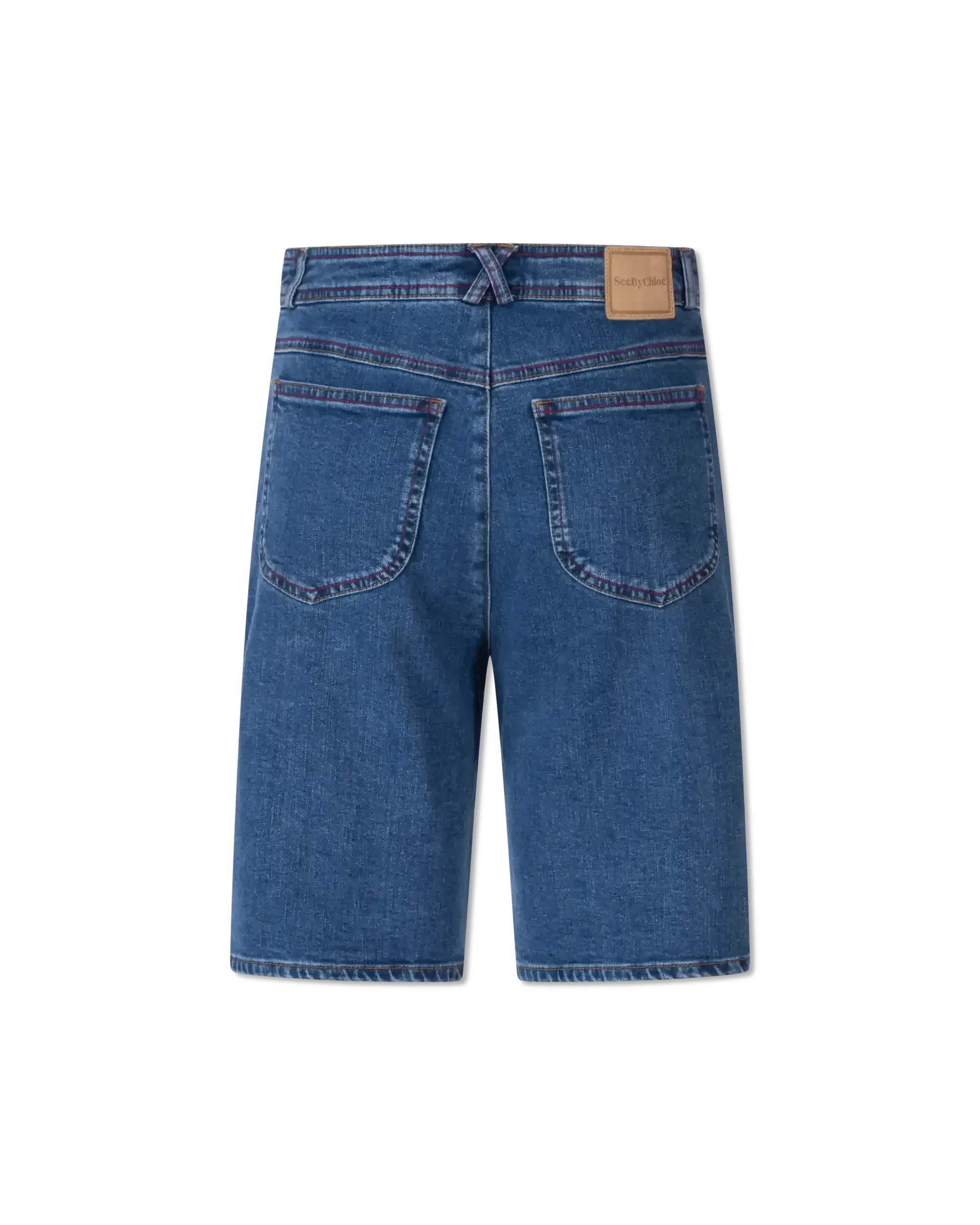 Organic Knee Length Denim Shorts