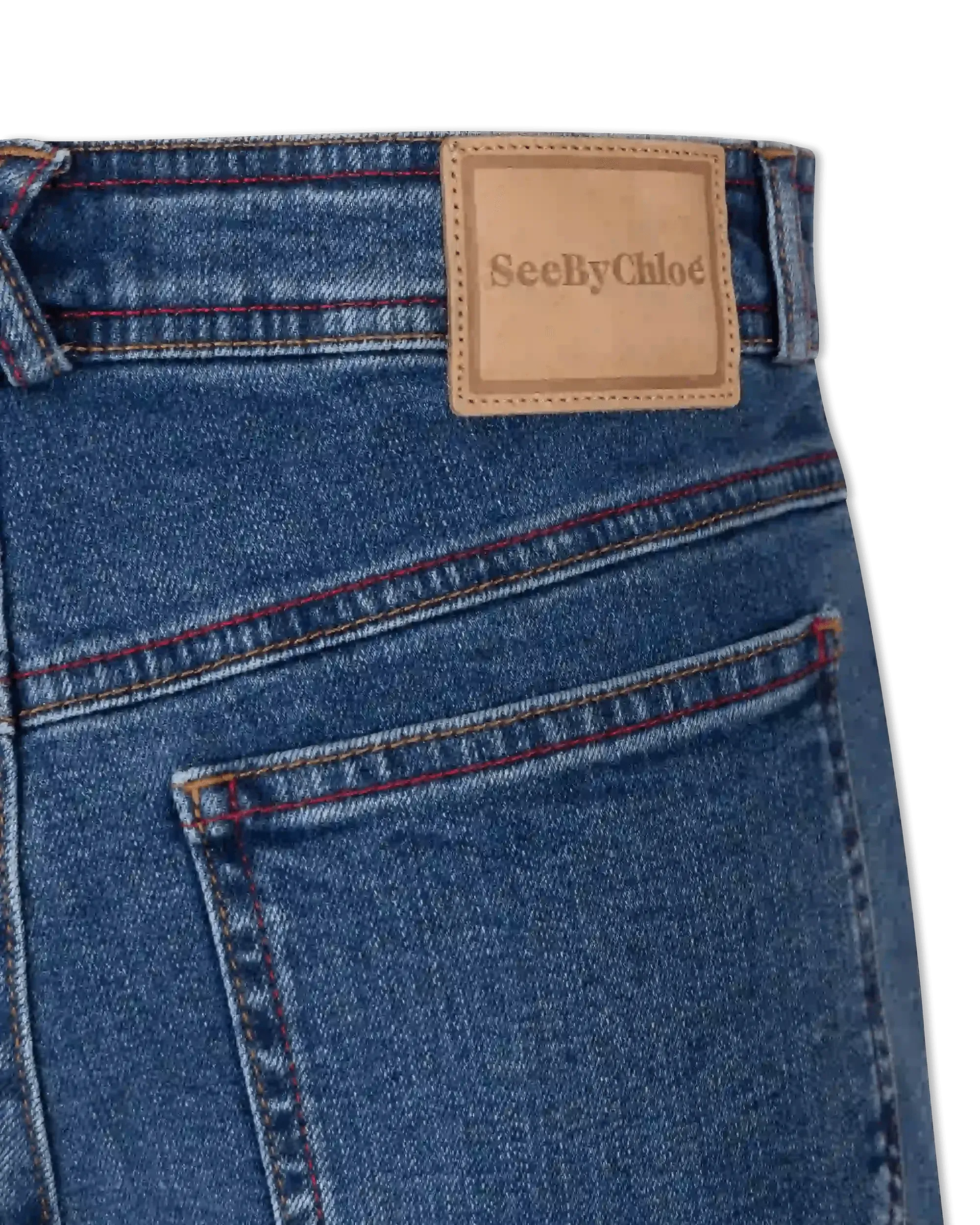 Organic Knee Length Denim Shorts