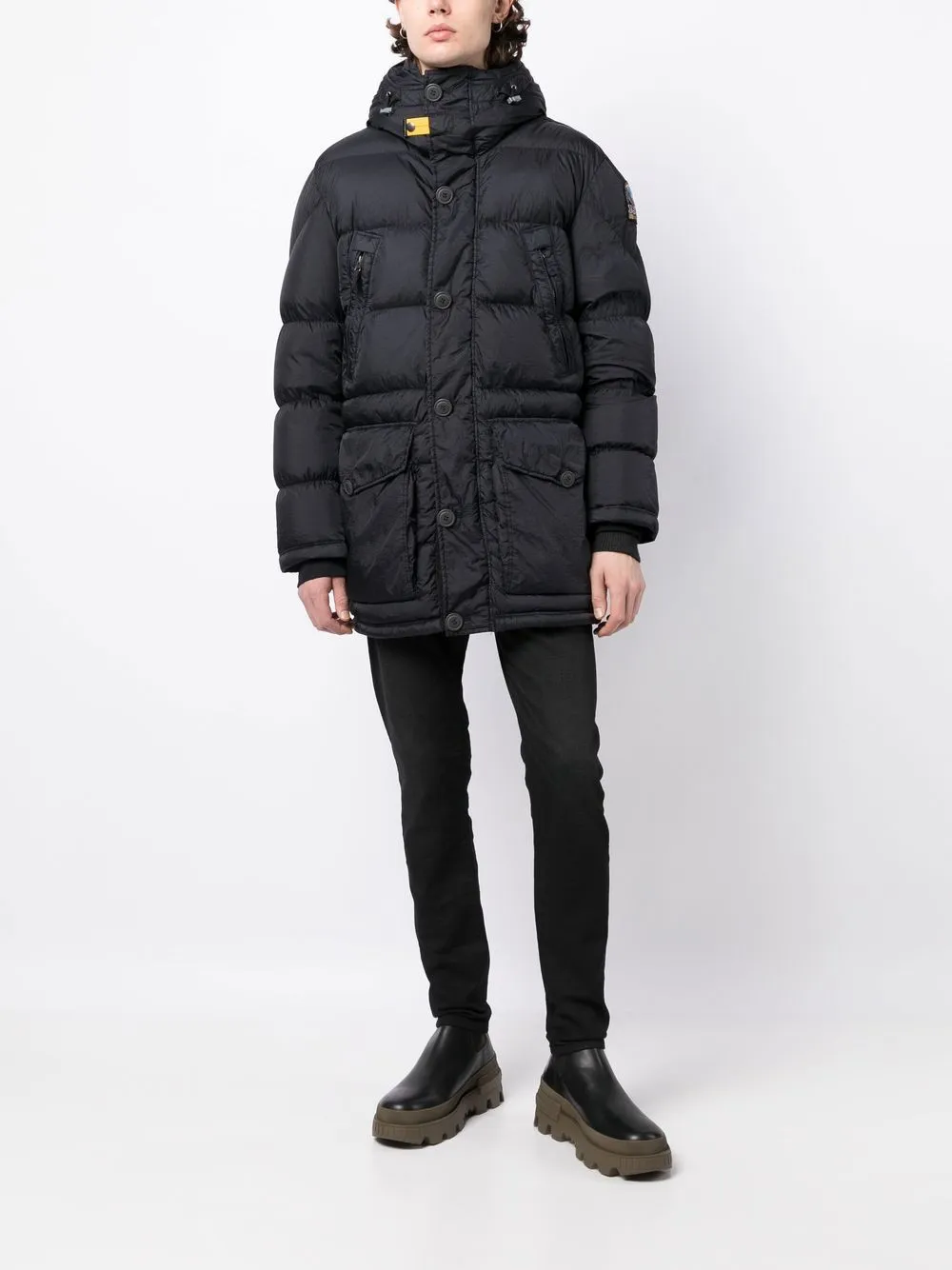 padded hooded jacket