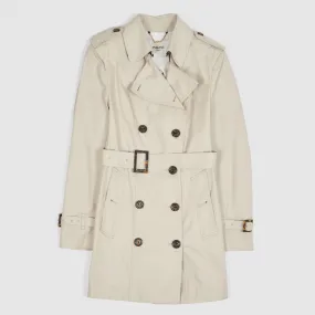 Palto Ladies Double-Breasted Trench Coat