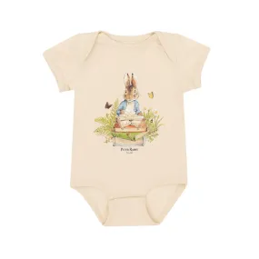 Peter Rabbit Book Stack Baby Bodysuit by Out of Print