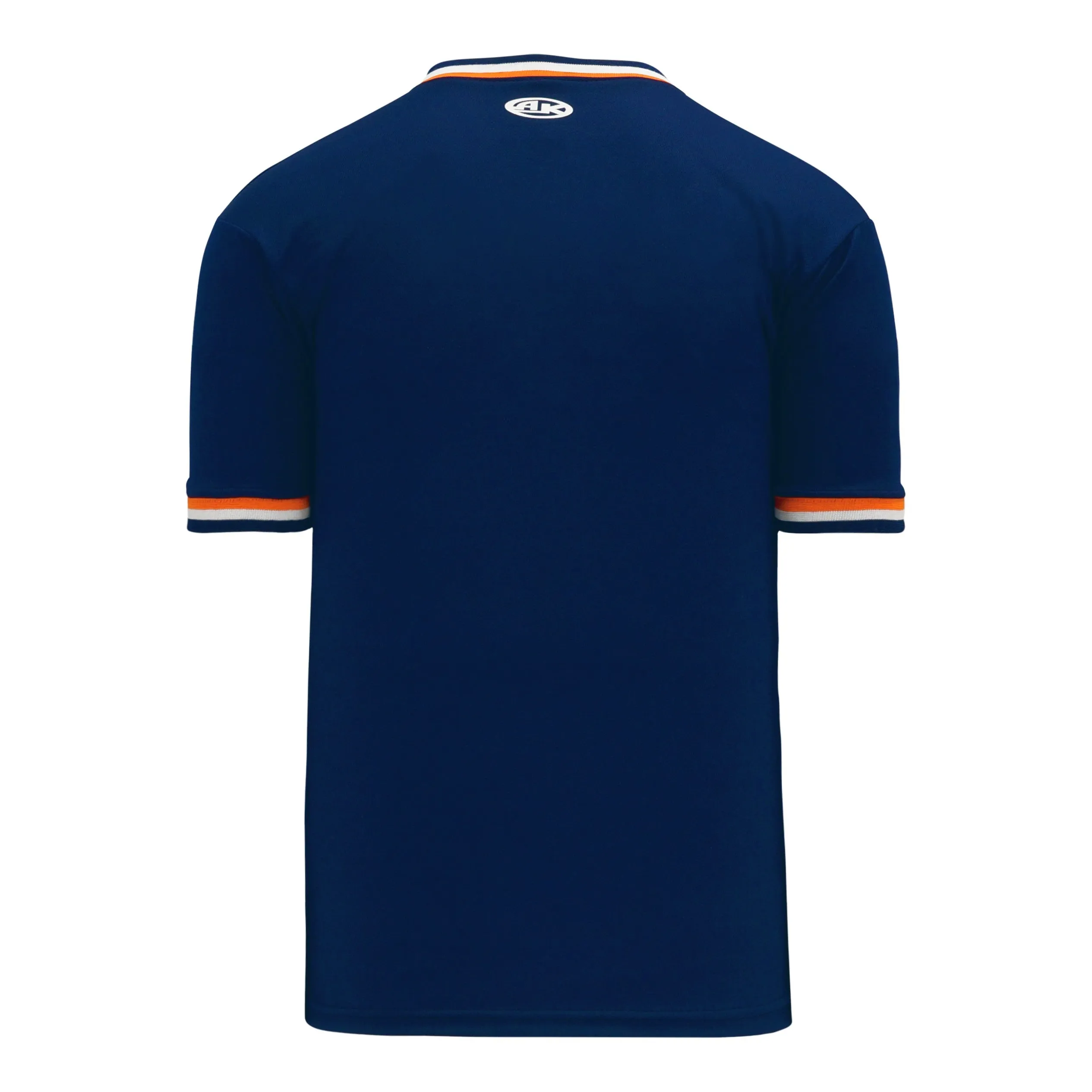 Retro V-Neck Dry Flex Pullover Navy-Orange Jersey