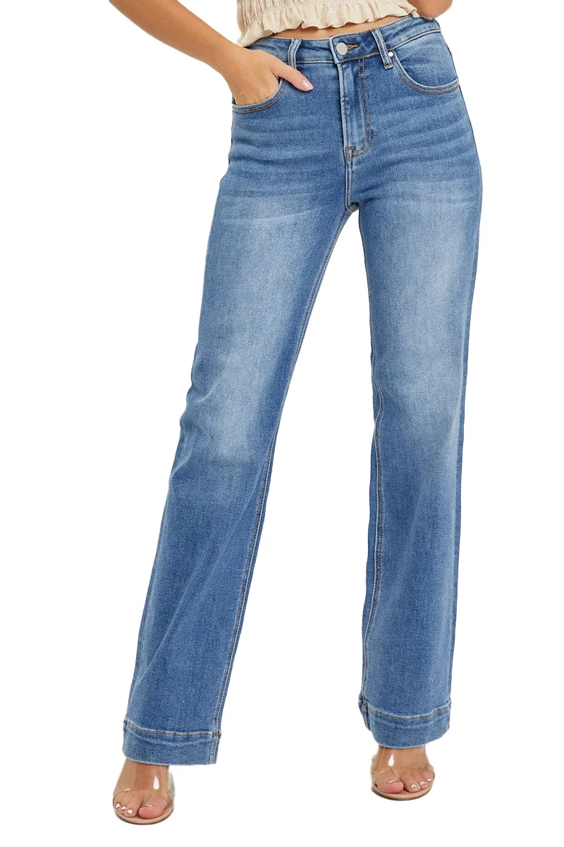 Risen Jeans - High Rise Straight Jeans - RDP5444