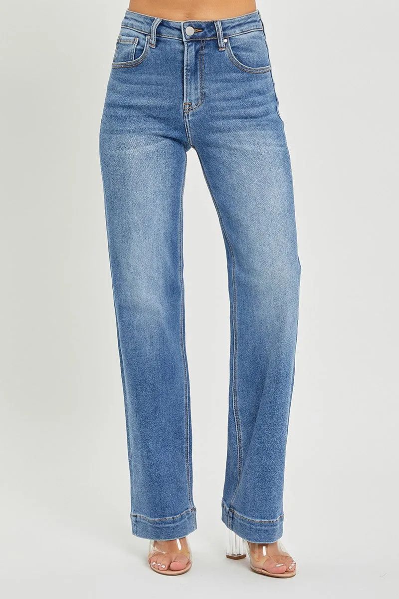Risen Jeans - High Rise Straight Jeans - RDP5444