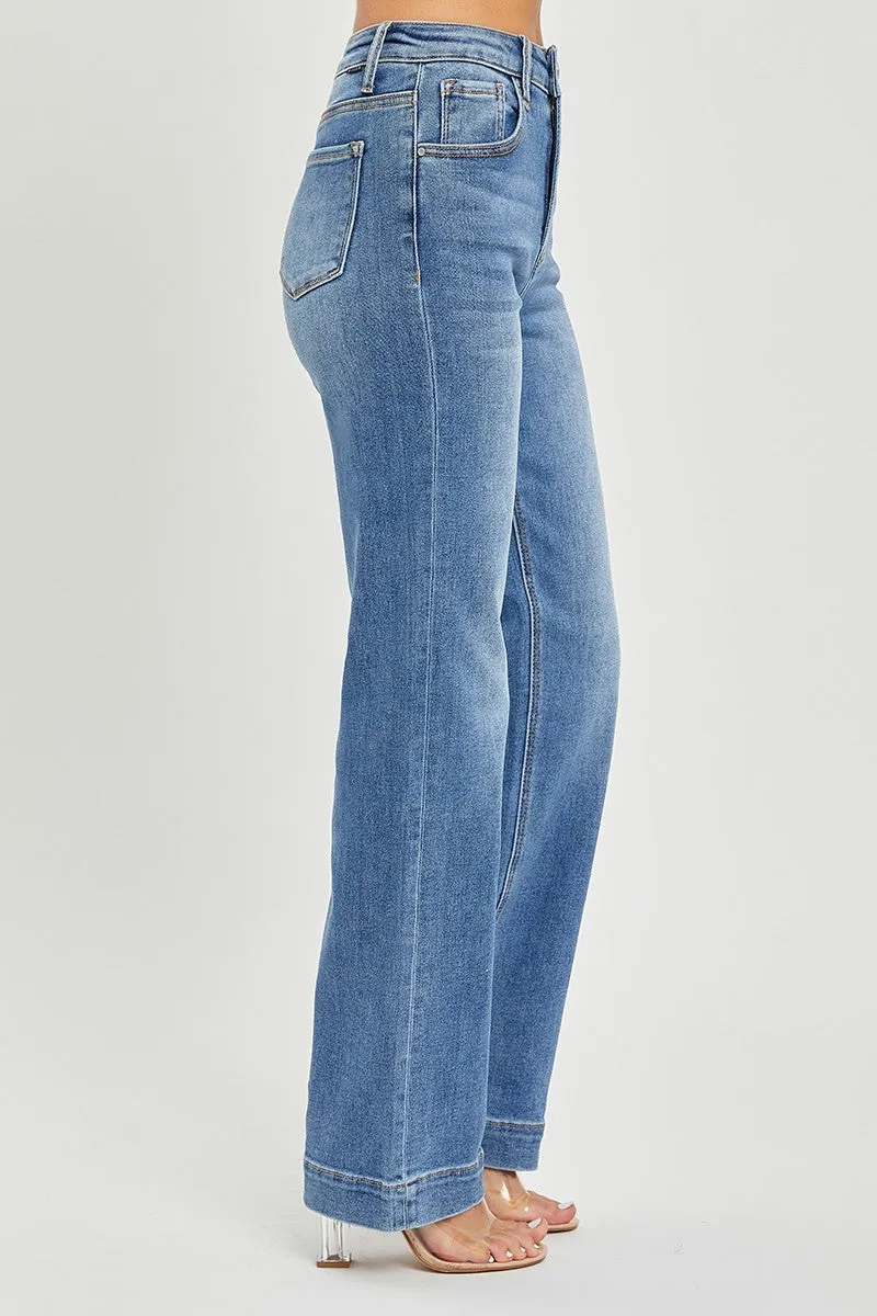 Risen Jeans - High Rise Straight Jeans - RDP5444
