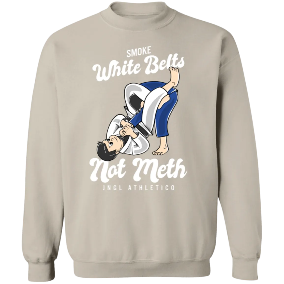 Smoke White Belts Crewneck Sweatshirt