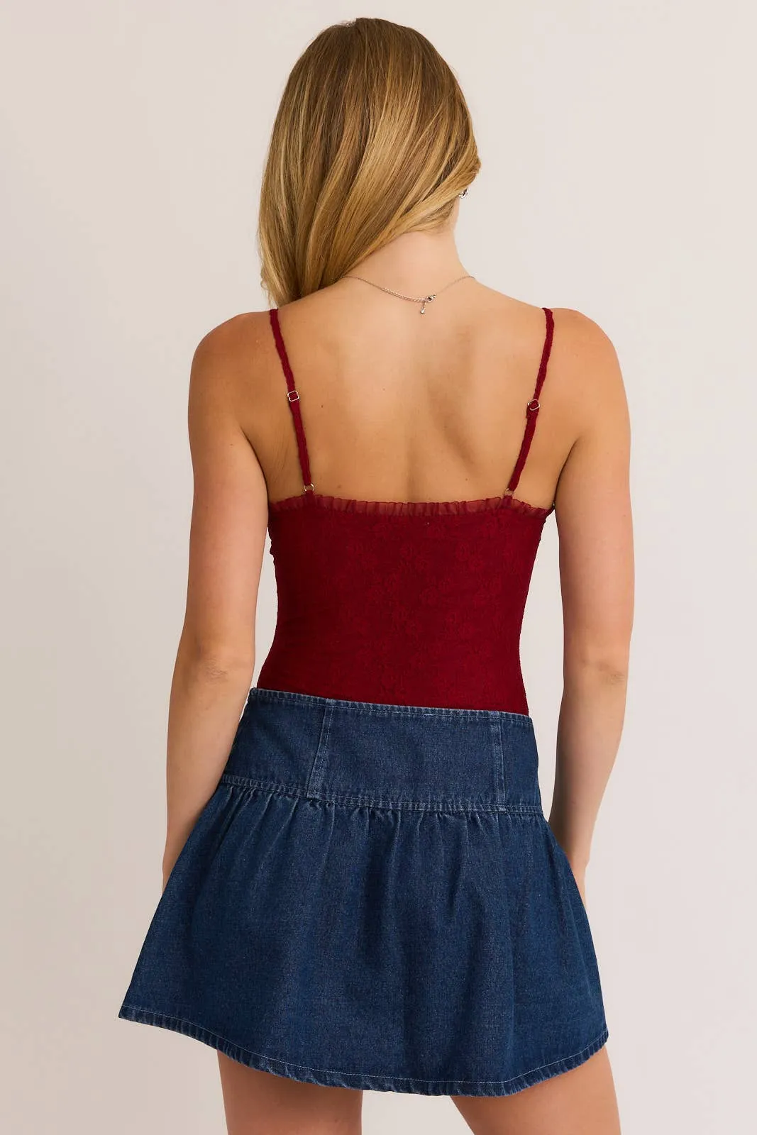 SPAGHETTI MESH BODYSUIT