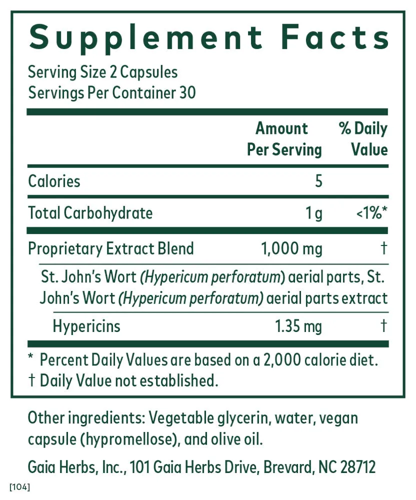 St. Johns Wort 60caps