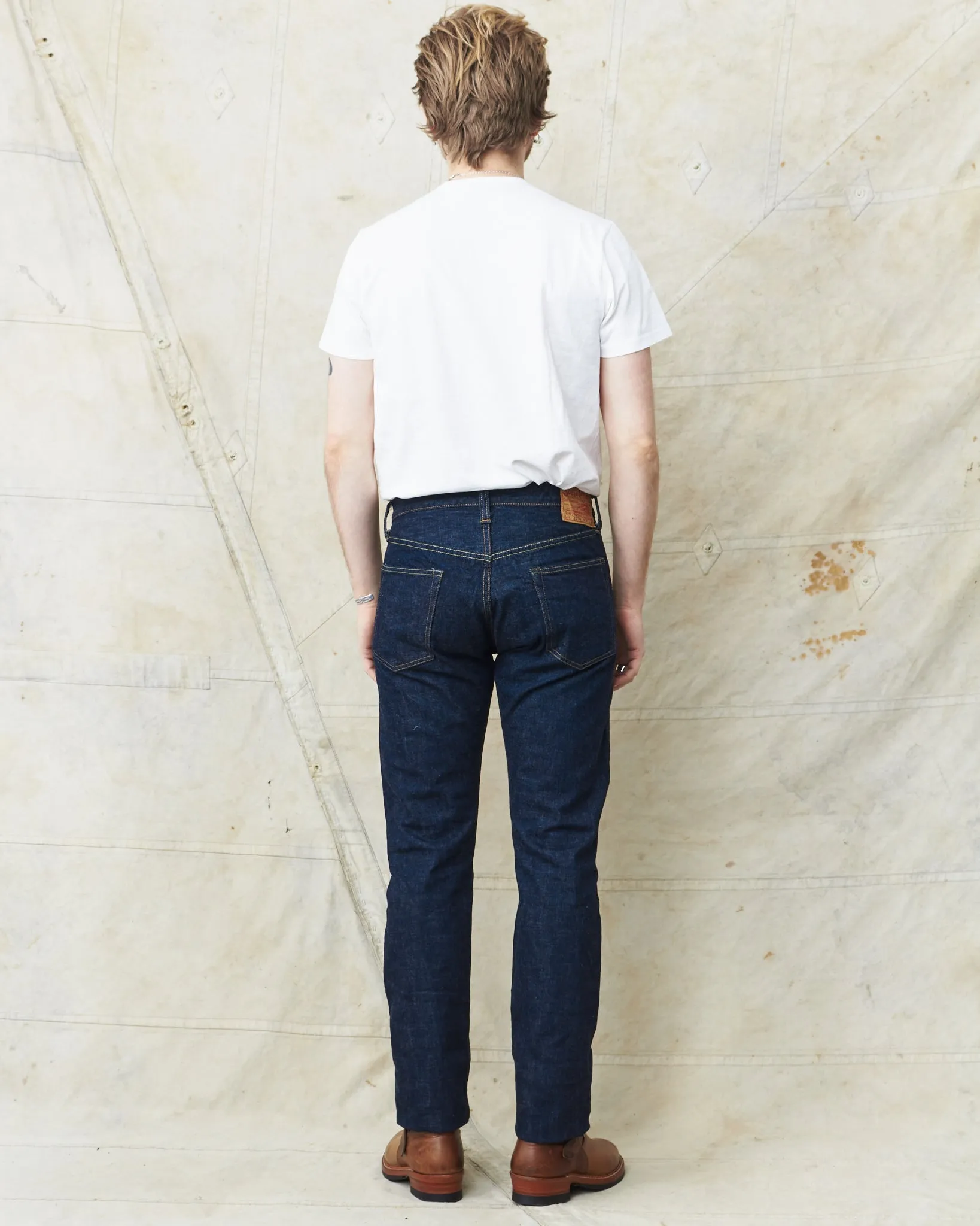 Sugar Cane & Co. Model 2014 Slim Tapered One Wash Jeans SC42014A