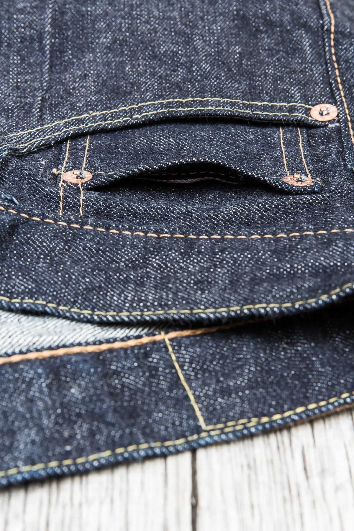 Sugar Cane & Co. Model 2014 Slim Tapered One Wash Jeans SC42014A