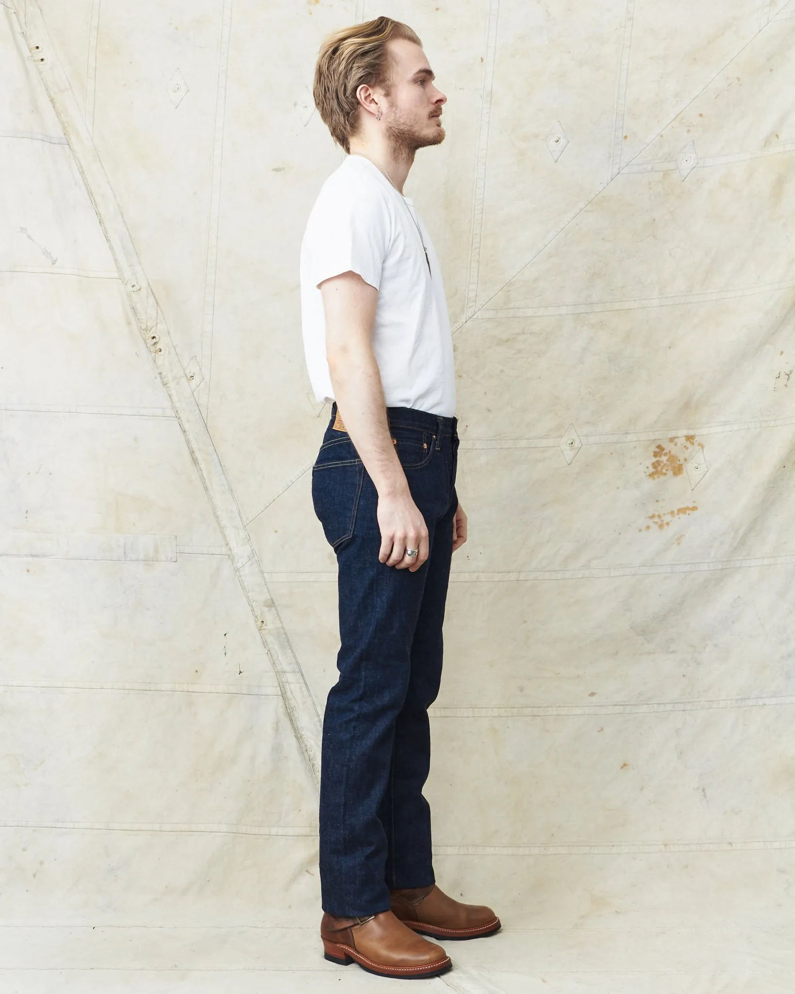 Sugar Cane & Co. Model 2014 Slim Tapered One Wash Jeans SC42014A