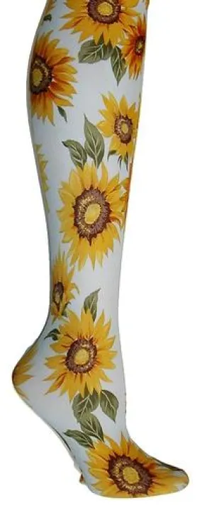 Sunflower Patterned Tights