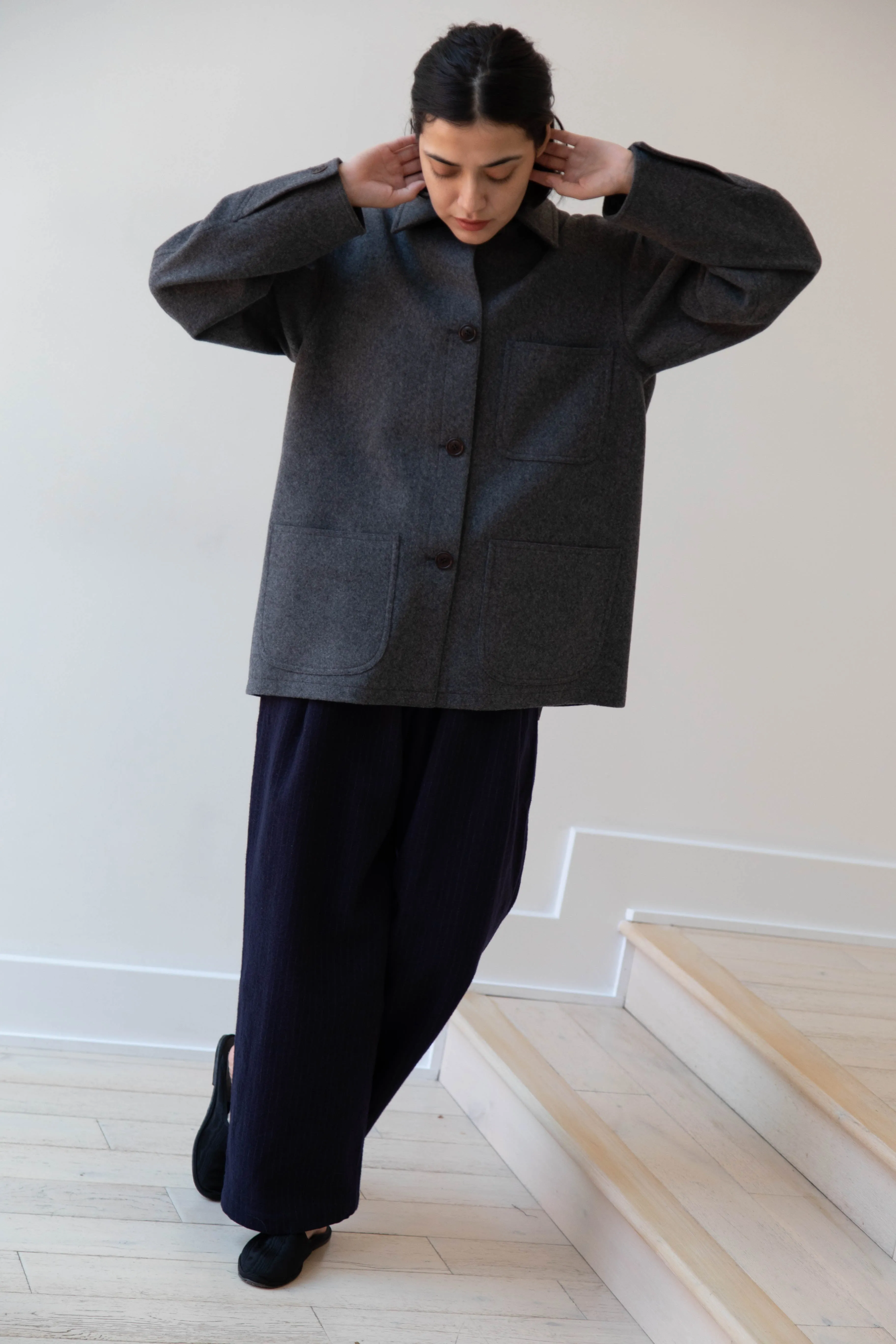Teder | Highlight Beaver Jacket in Grey