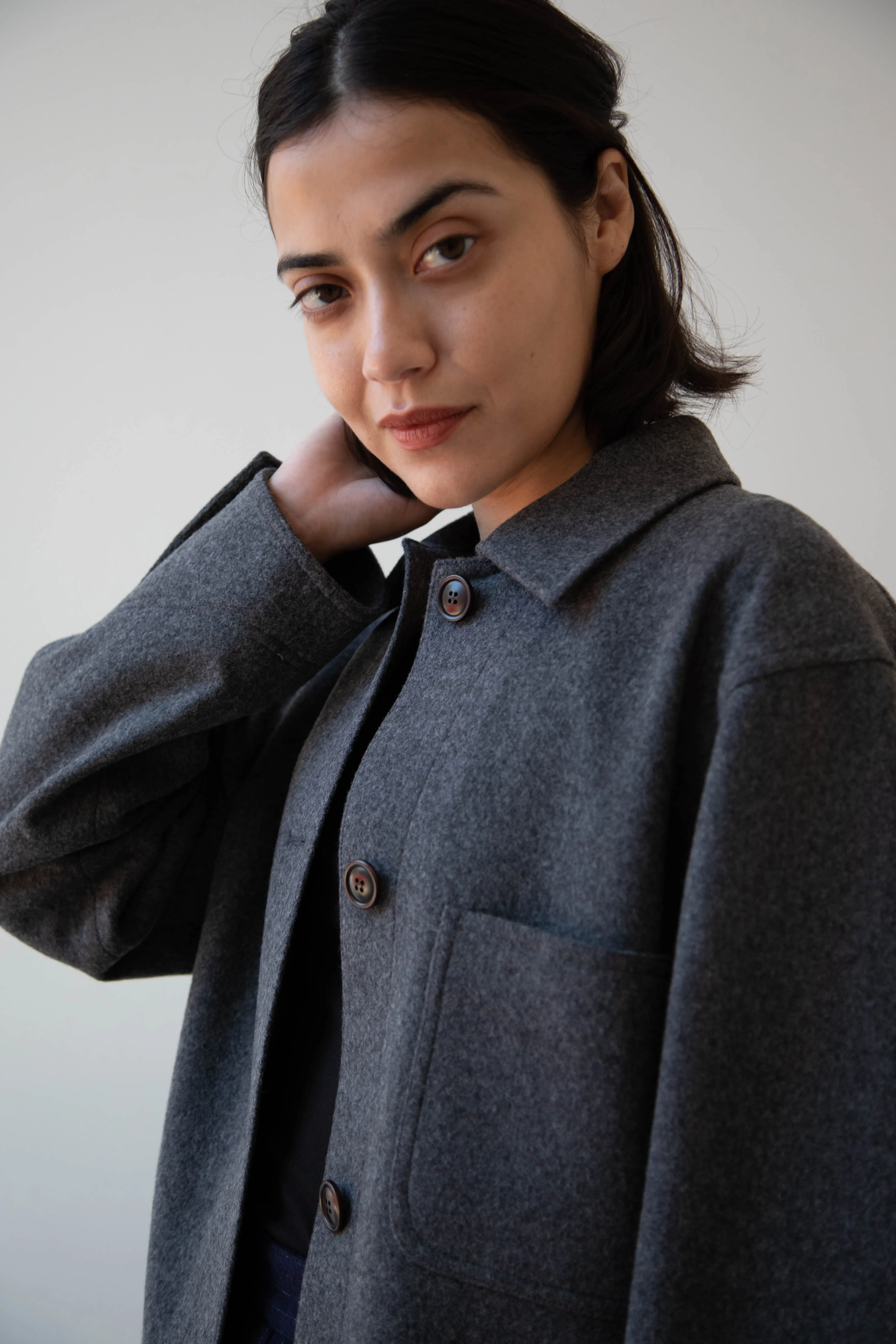 Teder | Highlight Beaver Jacket in Grey