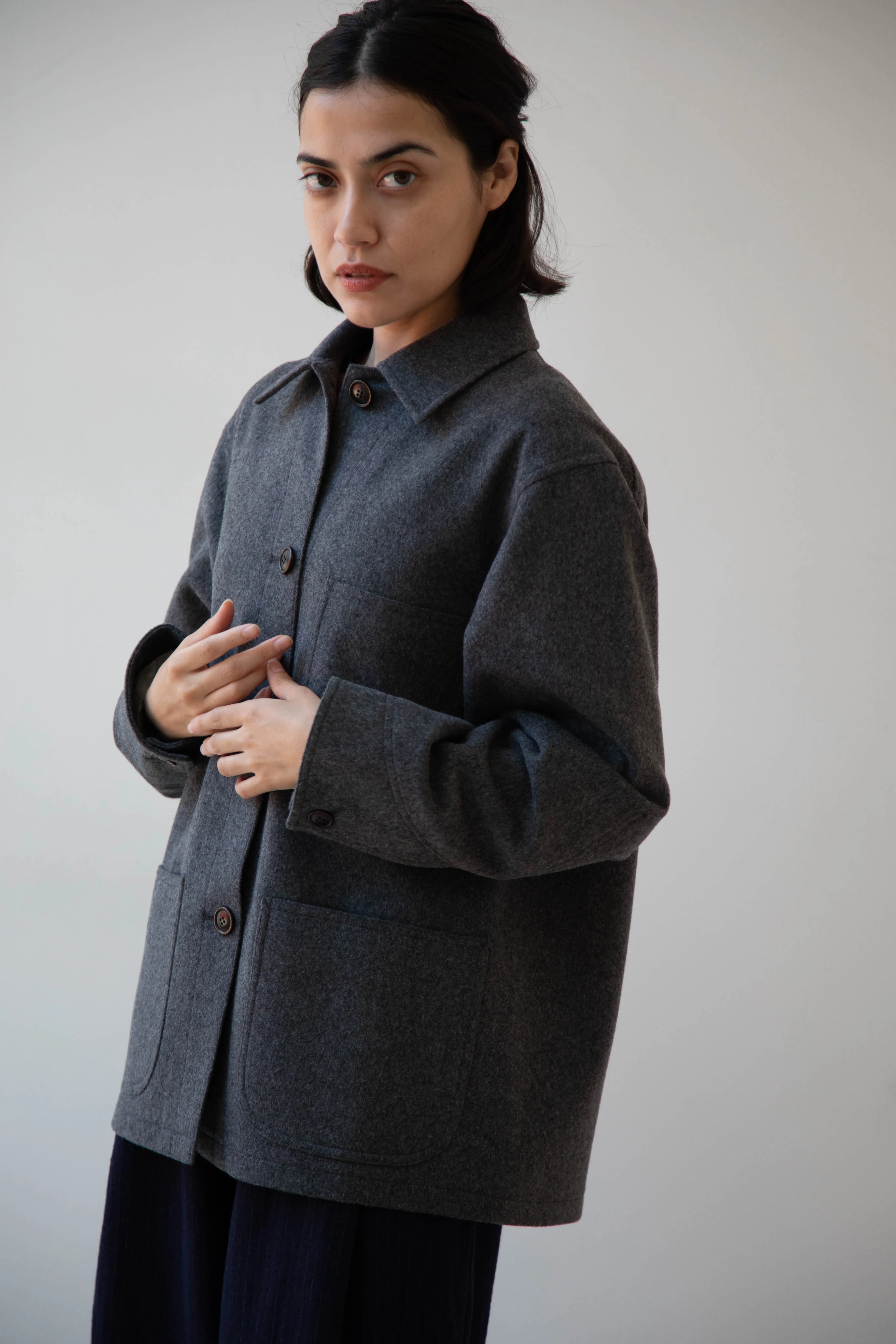 Teder | Highlight Beaver Jacket in Grey